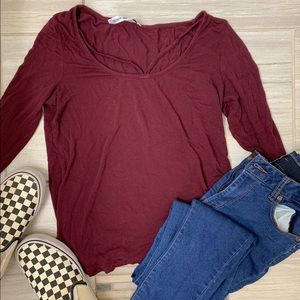 TRENDYLAND MAROON TOP
